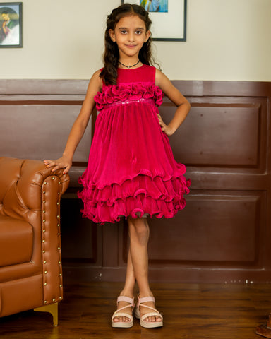 Fuschia Ruffle